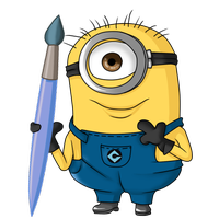 Menggambar Minion