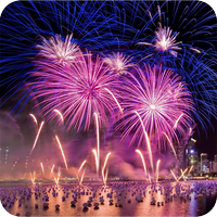 2014 Tahun Baru Fireworks LWP