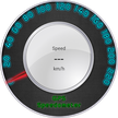 GPS Speedometer: km / jam atau mph