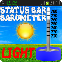 Barometer di baris comp. Cahaya